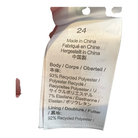 J.Crew Navy Textured Squareneck High Cut Leg One-Piece Swimsuit Size 24 NEW Plus - Picture 6 of 14